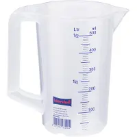 Hünersdorff Caraffa graduata con manico chiuso 500ml
