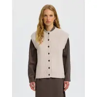 Selected Gilet A Maglia Donne Grigio S