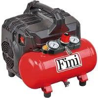 Fini Compressore d'aria silenzioso , dotato di 2 manometri (59 dB). Compressore silenzioso , con 2 manometri