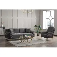 AEA Wohnzimmer Sofagarnitur Dreisitzer Sessel Chesterfield Luxus Set 3 1 Sitzer