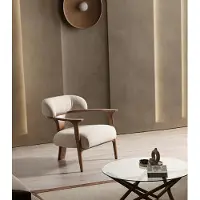 AEA Sessel Design Couch Sofa Relax Textil Lounge Club Polster Sitzer Luxus Beige