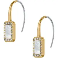 Fossil Orecchini oro / argento / trasparente / bianco perla