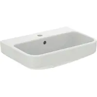 Ideal standard i.Life S - Lavabo 550x370 mm, con sfioratore, foro per rubinetto, bianco T458401