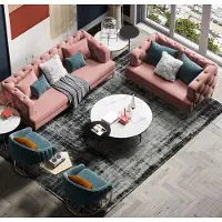 AEA Wohnlandschaft Design Couch Lounge Sofas Textil Sofagarnitur 3+2 Sitzer Set Samt