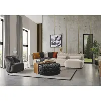 AEA Set Ecksofa L-Form Sitz1 Sofagarnitur Couchtisch Hocker Wohnzimmer