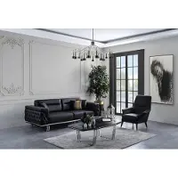 AEA Wohnzimmer Sofagarnitur 41 Sitzer Set Design Sofas Polster Kunstleder