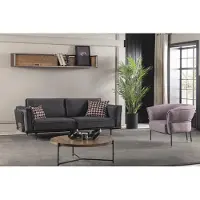 AEA Sofa 3+1 Sitz in Grau Moderne Couch Möbel Sofagarnitur Italienische Einrichtung