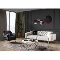 AEA Sofagarnitur Sofa 31 Sitzer Sessel Möbel Luxus Design weiße Farbe