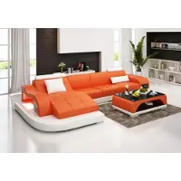 Xl Moebel Gmbh Ecksofa Wohnlandschaft Ledersofa Designer Sofa Sofa Couch Polster Ecksofa Orange