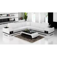 AEA Design Ledergarnitur Couchen Eckcouch Sofa Polster Sofas Ledercouch Wohnzimmer