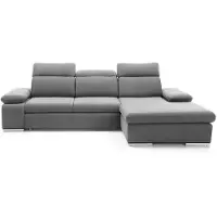 AEA Divano angolare grigio, divano angolare, divano letto con contenitore, divano, angolo salotto, divani