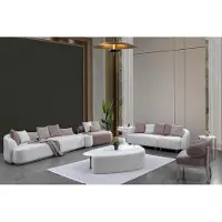 Xl Moebel Gmbh Sofagarnitur Große Sofa Polstersofa Stoffsofa Rosa Dreisitzer Set 4tlg