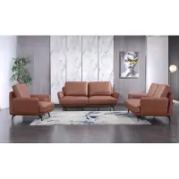 AEA Wohnzimmer Polstermöbel Ledersofa Sofagarnitur 3+2+1 Sitzer Modernes Sofa Couch