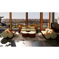 Xl Moebel Gmbh Designer Polster Sofagarnitur Set XXL Ledersofa Couch 3+2+1 Modern Sofa Sofas