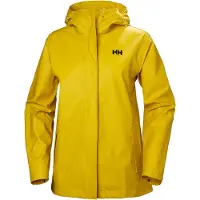 Helly Hansen per donna. 53253 Giacca impermeabile Moss gialla (XL), Casual, Giallo, Poliuretano