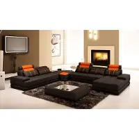 Xl Moebel Gmbh Designer Polster Ledersofa Couch U-Form Modern Sofa Wohnlandschaft Ecke 5005D_2