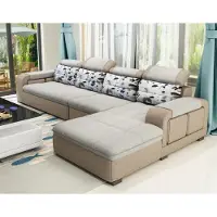 AEA Ecksofa L-Form Eck Polstersofa Sitz Design Couch Sofas Stoff Wohnlandschaft