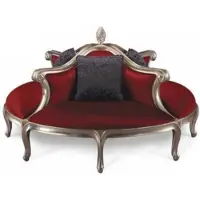AEA Divano angolare, divano imbottito, divano Chesterfield in velluto, divano a 4 posti, stile antico, poltrona