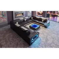 AEA Design Wohnlandschaft Ecksofa Sofa Sofas Eckgarnitur Couchen Polster Couch