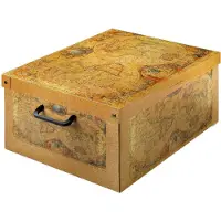 Lavatelli Kanguru "Baulino Marco Polo" - Contenitore decorativo con manici, multicolore