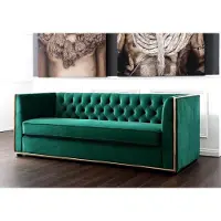 AEA Dreisitzer Couch Polster Design Sofa 3er Sitz Sofas Zimmer Grau Chesterfield