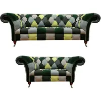 AEA Modern Chesterfield Set Sofas Wohnzimmer Polstermöbel Sofagarnitur 3+2 Sofa