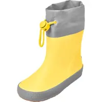 Playshoes Stivale di gomma giallo / grigio scuro