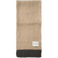 Samsøe & Samsøe Sciarpa 'Jeanne' beige / nero