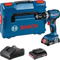 Bosch GSB 18V-45 trapano a percussione a batteria 18 V 45 Nm ( 06019K3303 ) Brushless + 2x batteria ricaricabile 2,0 Ah + caricatore + L-Boxx