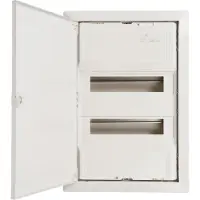 F-tronic Quadro di distribuzione piccolo da parete/incasso, 2 file, 24+4 moduli, morsettiera a innesto