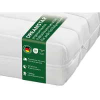 Dreamstar Materasso ergonomico in schiuma fredda a 7 zone | 120 x 200 cm | 11 cm | H2 | Easy Sleep