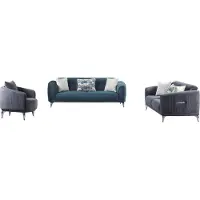AEA Sitzgarnitur Sofa-Set Wohnzimmergarnitur Wohnlandschaft Polstergarnitur Couch