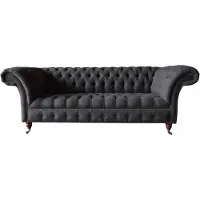 AEA Chesterfield Dreisitzer Sofa 3 Sitzer Couch Polster Couchen Design Textil