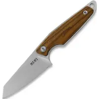 MKM Knives MKM Makro 2 Sheepfoot MK-MA02-S Santos Wood, coltello fisso, Jesper Voxnaes design