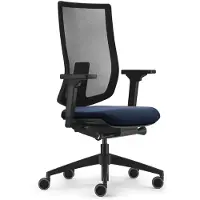Sedus se:do pro light 2, sedia girevole con membrana in rete, blu