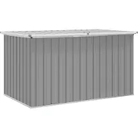 vidaXL Box da giardino grigio 171x99x93 cm