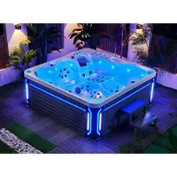AEA Spa-Bad Whirlpool Blubberbad Hydromassagewanne Whirlwanne 210x210 cm