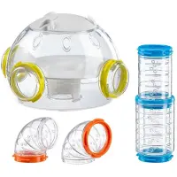 Ferplast Set di tubi per criceti, accessori per gabbia per criceti, composto da 4 pezzi, inclusi