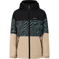 Protest Kid's PRTDeline Snowjacket Giacca da sci Bambini (116, nero/beige)