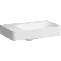 Laufen PRO X Lave-mains Compact, plage de robinetterie à gauche, sans trou pour robinetterie, sans trop-plein, 480x280mm, H8158654001121, H8158654001121