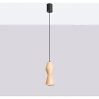 Sollux Lampada a sospensione KUBBE piccola R 1xGU10 10W legno - faggio 200x10x10cm