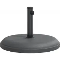vidaXL Supporto per ombrellone Ø32/35/38 mm asta 25 kg rotonda