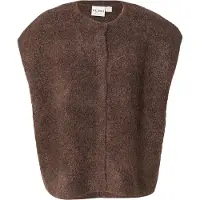 Ichi Gilet in maglia 'IHSARISA' marrone scuro