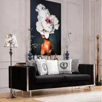 Xl Moebel Gmbh Schwarzer Designer Dreisitzer Wohnzimmer 3-Sitzer Metallrahmen Couch
