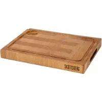Skottsberg Wood Works 536318 tagliere in legno di faggio con scanalatura, 35 x 25 cm
