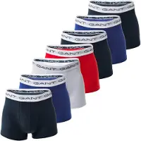 Gant Boxer navy / blu notte / rosso / bianco