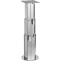 Osculati Gamba Del Tavolo Quadrata Acciaio Inossidabile 32.5-72 Cm