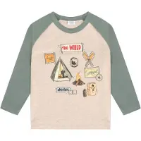 Hust & Claire Maglietta 'Anton' beige / mela / arancione / rosso