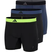 Adidas Boxer 'Active Micro Flex Eco' blu scuro / grigio / verde erba / nero