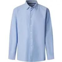 Pepe Jeans per uomo. PM3091429 Camicia Randy blu (L), Casual, Cotone, Manica lunga
